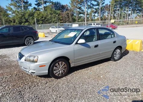 2005 Hyundai Elantra Gls/Gt from USA, damaged, VIN KMHDN46D45U184083